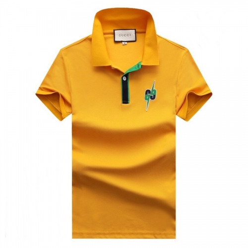[매장판]Gucci 2020 Mens Logo Cotton Polo Short Sleeved Tshirts - 구찌 2020 남성 로고 폴로 코튼 반팔티 Guc02434x.Size(m - 3xl).옐로우