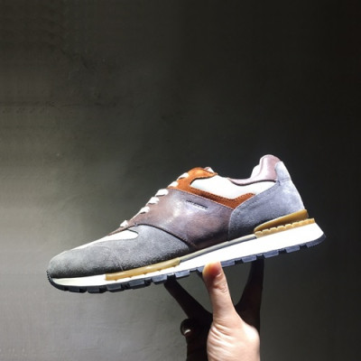 Berluti 2020 Mens Leather Sneakers -  벨루티 2020 남성용 레더 스니커즈 BERTS0084.Size(245 - 270).그레이