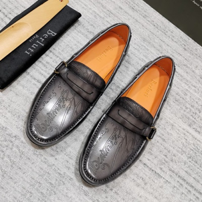 Berluti 2020 Mens Leather Loafer -  벨루티 2020 남성용 레더 로퍼 BERTS0087.Size(245 - 265).그레이