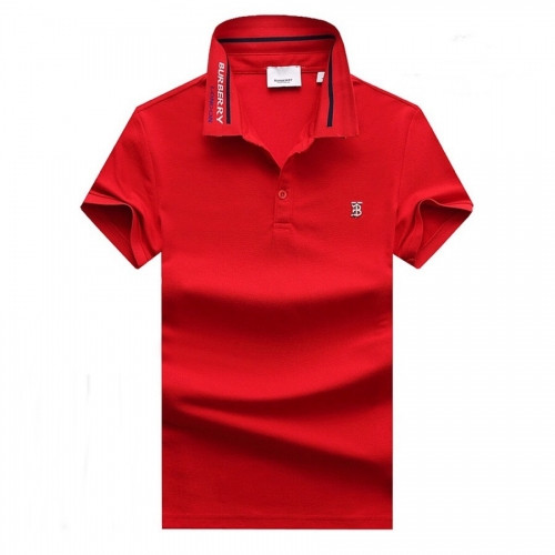 [버버리]Burberry 2020 Mens Logo Cotton Polo Short Sleeved Tshirts - 버버리 2020 남성 로고 코튼 폴로 반팔티 Bur02420x.Size(m - 3xl).레드