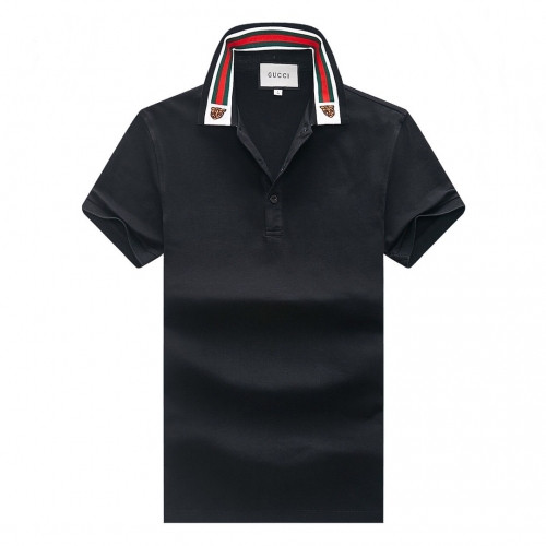 [매장판]Gucci 2020 Mens Logo Cotton Polo Short Sleeved Tshirts - 구찌 2020 남성 로고 폴로 코튼 반팔티 Guc02439x.Size(m - 3xl).블랙