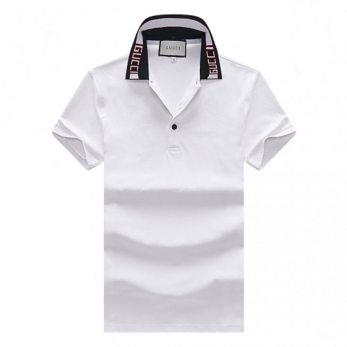 [매장판]Gucci 2020 Mens Logo Cotton Polo Short Sleeved Tshirts - 구찌 2020 남성 로고 폴로 코튼 반팔티 Guc02445x.Size(m - 3xl).화이트