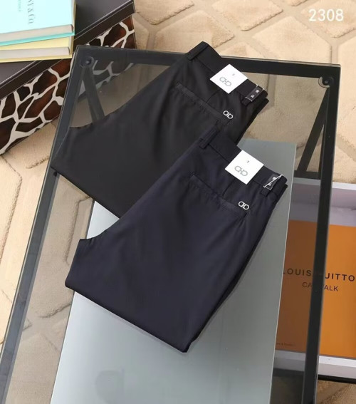 [페라가모]Ferragamo 2022 Mens Basic Business Cotton Pants - 페라가모 2022 남성 베이직 비지니스 코튼 팬츠 Fer0305x.Size(29 - 40).블랙/네이비