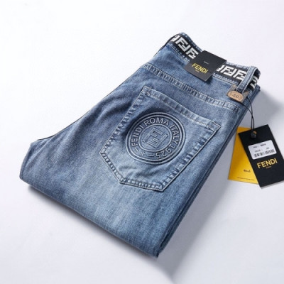 [매장판]Fendi 2020 Mens Classic Denim Jeans - 펜디 2020 남성 클래식 데님 청바지 Fen0658x.Size(29 - 40).블루