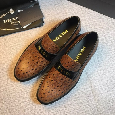 Prada 2020 Mens Leather Loafer - 프라다 2020 남성용 레더 로퍼,PRAS0350,Size(240 - 270).브라운