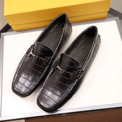 Tod's 2020 Mens Leather Loafer - 토즈 2020 남성용 레더 로퍼 TODS0098.Size(240 - 270).블랙