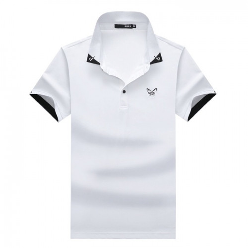 [펜디]Fendi 2020 Mens Logo Casual Cotton Polo Short Sleeved Tshirts - 펜디 2020 남성 로고 캐쥬얼 코튼 폴로 반팔티 Fen0664x.Size(m - 3xl).화이트