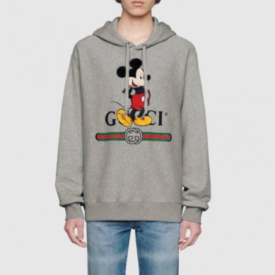 [구찌]Gucci 2020 Mm/Wm Big Logo Casual Cotton HoodT - 구찌 2020 남자 빅로고 캐쥬얼 코튼 기모 후드티 Guc02647x.Size(xs - xl).그레이