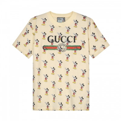 [매장판]Gucci 2020 Mm/Wm Logo Cotton Short Sleeved Tshirts - 구찌 2020 남자 로고 코튼 반팔티 Guc02648x.Size(xs - l).아이보리