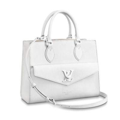 Louis Vuitton 2020 Lock Me Tote Shoulder Bag,27.5cm - 루이비통 2020 락미 여성용 토트 숄더백,M55817,LOUB1995,27.5cm,화이트