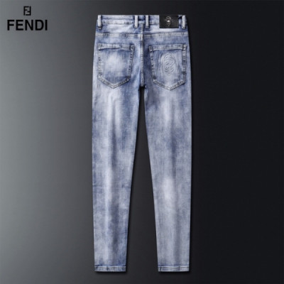 [매장판]Fendi 2020 Mens Classic Denim Jeans - 펜디 2020 남성 클래식 데님 청바지 Fen0665x.Size(29 - 40).블루