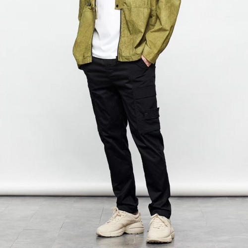 Stone Island 2020 Mens Logo Casual Cotton Pants - 스톤아일랜드 2020 남성 로고 캐쥬얼 코튼 팬츠 Sto0141x.Size(s - 2xl).블랙