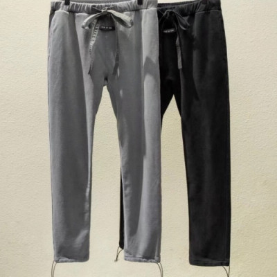 [피어오브갓]Fear of god 2020 Mens Logo Casual Training Pants - 피어오브갓 2020 남성 로고 캐쥬얼 트레이닝 팬츠 Fea0105x.Size(s - xl).2컬러(블랙/그레이)