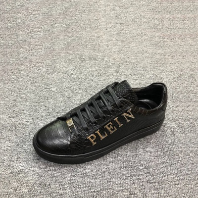 Philipp plein 2020 Mens Leather Sneakers  - 필립플레인 2020 남성용 레더 스니커즈 PPS0237,Size(240 - 270).블랙