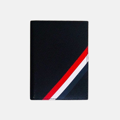 Thom Browne 2020 Leather Passport Case - 톰브라운 2020 레더 남성용 여권지갑 TBW0026,블랙