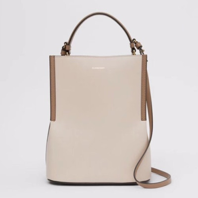 Burberry 2020  Leather Bucket Tote Shoulder Bag, 25cm - 버버리 2020 여성용 레더 버킷 토트 숄더백 ,BURB0471,25cm,베이지