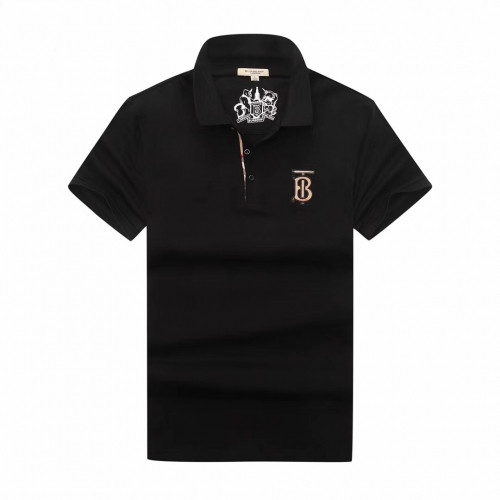 [버버리]Burberry 2020 Mens Logo Silket Short Sleeved Polo Tshirts - 버버리 2020 남성 로고 실켓 폴로 반팔티 Bur02526x.Size(m - 3xl).블랙