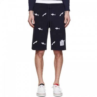 [톰브라운]Thom Browne 2020 Mens Casual Logo Training Short Pants - 톰브라운 남성 캐쥬얼 로고 트레이닝 반바지 Tho0709x.Size(m - 2xl).네이비