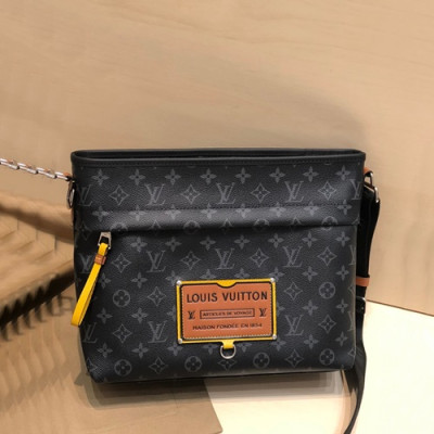 Louis Vuitton 2020 Messenger Shoulder Bag,30cm - 루이비통 2020 남성용 메신저 숄더백 M48219,LOUB2029,30cm,블랙