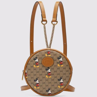 Gucci 2020 PVC Round Back Pack,19CM - 구찌 2020 PVC 라운드 백팩,603938,GUB1076,19CM,브라운