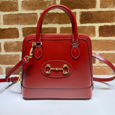 Gucci 2020 Horsebit Tote Shoulder Bag,25CM - 구찌 2020 홀스빗 여성용 토트 숄더백 621220,GUB1078,25cm,레드