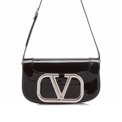 Valentino 2020 Leather Garavani Shoudler Cross Bag,26.5CM - 발렌티노 2020 가라바니 숄더 크로스백,0030-VTB0989,26.5CM,블랙