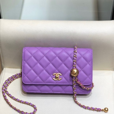 Chanel 2020 WOC Chain Cross Bag,19CM - 샤넬 2020 WOC 체인 크로스백,CHAB1433,19CM,퍼플