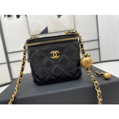 Chanel 2020 Leather Chain Shoulder Cross Bag,11CM - 샤넬 2020 여성용 레더 체인 숄더 크로스백,CHAB1451,11CM,블랙