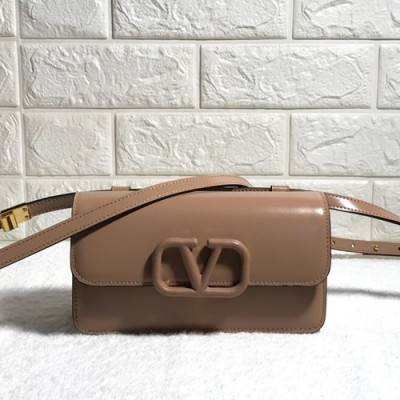 Valentino 2020 Garavani Vsling Leather Hip Sack / Shoudler Bag,20CM - 발렌티노 2020 가라바니 브이슬링 레더 힙색 / 숄더백,4822-VTB1002,20CM,핑크