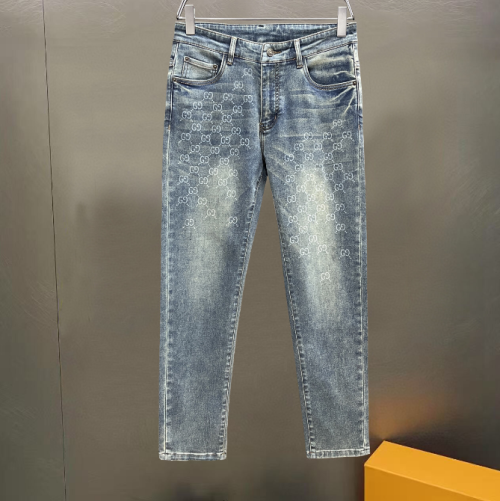 [구찌]Gucci 2025 Mens Casual Classic Denim Jeans - 구찌 2025 남성 캐쥬얼 클래식 청바지 Guc02681x.Size(29 - 38).블루