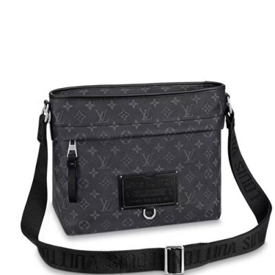 Louis Vuitton 2020 Messenger Shoulder Bag,30cm - 루이비통 2020 남성용 메신저 숄더백 M48219,LOUB2062,30cm,블랙