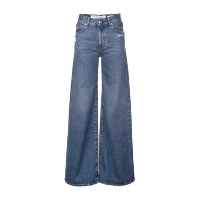 [오프화이트]Off-white 2020 Womens Logo Denim Jeans - 오프화이트 2020 여성 로고 데님 청바지 Off0426x.Size(26 - 30).블루