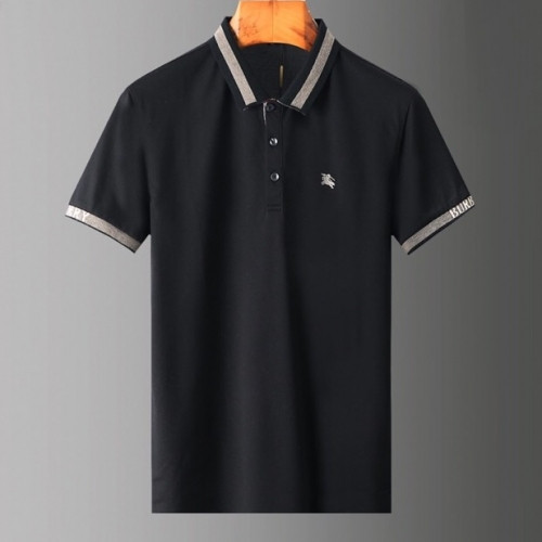 [버버리]Burberry 2020 Mens Logo Silket Short Sleeved Polo Tshirts - 버버리 2020 남성 로고 실켓 폴로 반팔티 Bur02613x.Size(m - 3xl).블랙