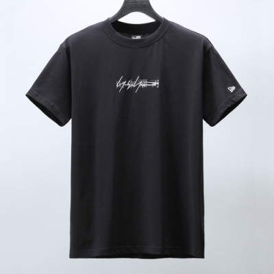 [요지야마모토]Y-3 2020 Mens Logo Basic Cotton Short Sleeved Tshirts - 요지야마모토 2020 남성 로고 베이직 코튼 반팔티 Y3/0085x.Size(s - 2xl).블랙