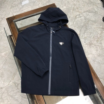 [프라다]Prada 2020 Mens Logo Casual Jackets - 프라다 2020 남성 로고 캐쥬얼 자켓 Pra01037x.Size(l - 3xl).네이비