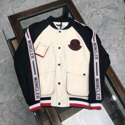 [몽클레어]Moncler 2020 Mens Logo Casual Jackets - 몽클레어 2020 남성 로고 캐쥬얼 자켓 Moc01623x.Size(m - 3xl).화이트