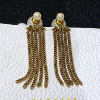 Dior 2020 Ladies Earring  - 디올 2020 여성용 이어링 ACC0136.(옐로우골드)