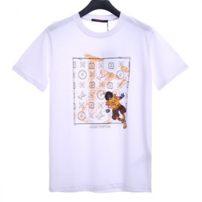 [루이비통]Louis vuitton 2020 Mm/Wm Cotton Short Sleeved Tshirts - 루이비통 2020 남/녀 코튼 반팔티 Lou01815x.Size(xs - l).화이트