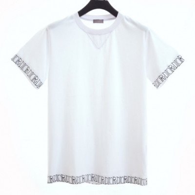 [디올]Dior 2020 Mens Logo Cotton Short Sleeved Tshirts - 디올 2020 남성 로고 코튼 반팔티 Dio0620x.Size(xs - l).화이트