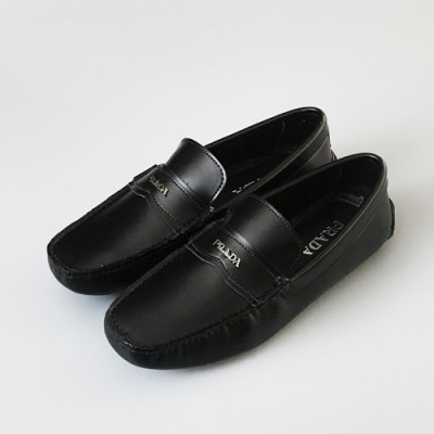 [업 신상]Prada 2020 Mens Leather Loafer - 프라다 2020 남성용 레더 로퍼 PRAS0372,Size(240 - 270).블랙