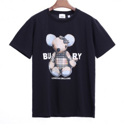 [버버리]Burberry 2020 Mens Logo Cotton Short Sleeved Tshirts - 버버리 2020 남성 로고 코튼 반팔티 Bur02624x.Size(xs - l).블랙