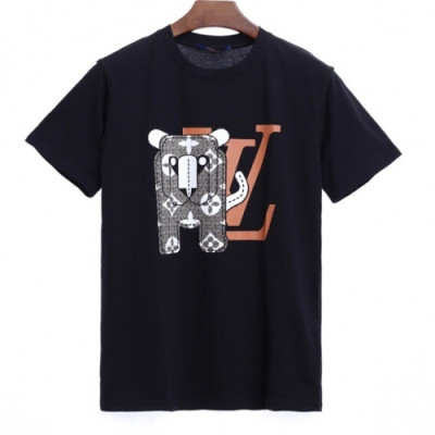 [루이비통]Louis vuitton 2020 Mm/Wm Cotton Short Sleeved Tshirts - 루이비통 2020 남/녀 코튼 반팔티 Lou01819x.Size(xs - l).블랙