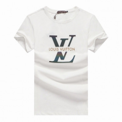 [루이비통]Louis vuitton 2020 Mens Logo  Cotton Short Sleeved Tshirts - 루이비통 2020 남성 로고 코튼 반팔티 Lou01822x.Size(m - 2xl).화이트