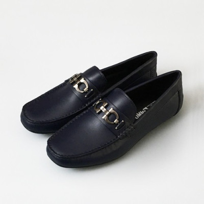 [업 신상]Ferragamo 2020 Mens Leather Loafer - 페라가모 2020 남성용 레더 로퍼  FGMS0401,Size(240 - 270).네이비