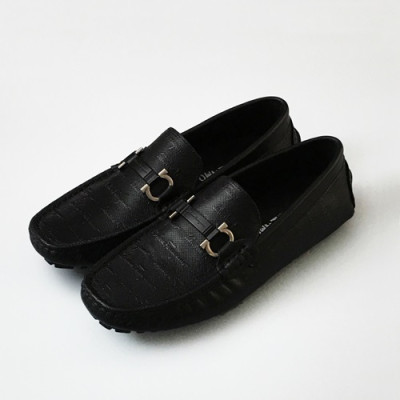 [업 신상]Ferragamo 2020 Mens Leather Loafer - 페라가모 2020 남성용 레더 로퍼  FGMS0408,Size(240 - 270).블랙