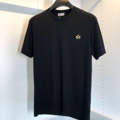 [디올]Dior 2020 Mens Logo Cotton Short Sleeved Oversize Tshirts - 디올 2020 남성 로고 코튼 오버사이즈 반팔티 Dio0625x.Size(s - 2xl).블랙