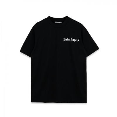 [팜 엔젤스]Palm Angels 2020 Mm/Wm Logo Cotton Short Sleeved Tshirts - 팜 엔젤스 2020 남자 로고 코튼 반팔티셔츠 Pam0148x.Size(xs - m).블랙