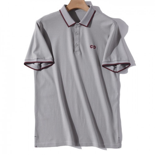 [매장판]Gucci 2020 Mens Logo Cotton Short Sleeved Polo Tshirts - 구찌 2020 남성 로고 코튼 폴로 반팔티 Guc02731x.Size(m - 3xl).그레이