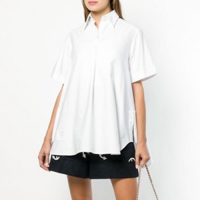 Thom Browne 2020 Womens Basic Cotton Short Sleeved Tshirts - 톰브라운 여성 베이직 코튼 반팔 셔츠 Thom774x