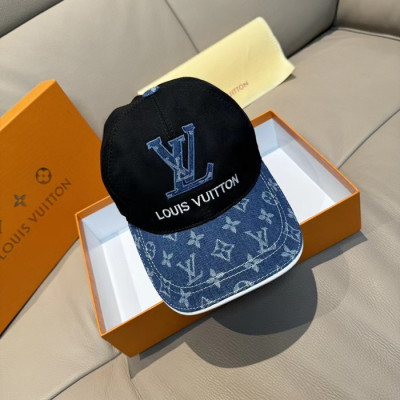 Louis Vuitton 2024 Mm / Wm Cap - 루이비통 2024 남여공용 모자 LOUM0039, (화이트/블랙)